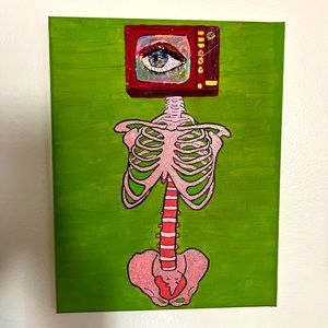 Original acrylic canvas painting